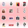 60 adesivos grupo de canto feminino da Coreia do Sul BABYMONSTER adesivos de estrela de cinema monstro infantil caneca decorativa