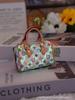 Mochila con Lonchera en Forma de Almohada Billetera para Monedas Cadena de Colgante DIY Decoración de Bolsa Pequeña Correa para Colgar Llavero de Bolsa Almacenamiento
