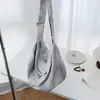 Bolsa de Ombro Transversal Esportiva de Nylon Resistente à Água Grande Capacidade Estilo Preguiçoso Tendência 2026