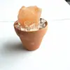 Piedra mineral cruda de cristal natural adorno para maceta artificial DIY maceta de cerámica gema de cristal decoración de escritorio para el hogar coche