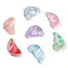 Cuentas de vidrio transparentes con alas de 11x20 mm Materiales para abalorios DIY Materiales para pulseras Pendiente Collar Joyería Accesorios de cuentas sueltas