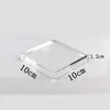 Suporte de Exibição de Pilar Quadrado de Acrílico Transparente Bandeja para Cosméticos Sobremesas Acessórios Decorativos Ornamentos de Joias Rack de Exibição de Porcelana