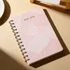 Suministro Exclusivo Transfronterizo de Cuadernos Espiral 2026-2028, Cuaderno Espiral Planificador Anual Floral Minimalista