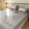 Nuevo Modelo 2026 Esterilla Refrigerante Bordada de Ratán de Hielo - Estilo Capibara - Estilo Oso Pequeño