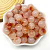 Accesorios de joyería DIY hechos a mano con cuentas de cristal, pulsera de cuentas sueltas con cuentas de cristal en polvo, ágata, cuentas de piedra de cristal natural
