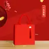 Bolsa de Lona Estilo Chinês em Estoque com Estampa Completa para Festivais, Bolsa de Presente, Bolsa Tote de Lona Impermeável com Logo, Grande Capacidade
