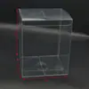 Caja de embalaje plegable transparente de plástico pvc caja exterior figuras hechas a mano para juguetes regalos adornos modelos de coches bandeja interior caja PET