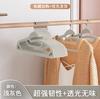 Cabides Engrossados, Translúcidos, Antiderrapantes, Sem Marcas, Aveludados para Loja de Roupas Adultas para Armazenamento, Varal Doméstico para Secar e Pendurar Roupas Infantis