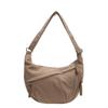 Bolso de Hombro de Pana para Mujer Bolso Cruzado de Moda Bolso de Tela de Color Sólido de Gran Capacidad Bolso de Hombro Simple para Viajes de Negocios Estudiante Clase