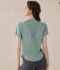 Ropa de Yoga para Mujer 2026 Nuevo Verano Suelta de Manga Corta para Mujer Secado Rápido para Correr Pilates Fitness Ropa Traje Deportivo