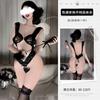 Qianbei Guicheng Lingerie Sexy Tentação de Renda Desejo Puro Pijama Sexy para Seios Pequenos Peça Única Pérola Leiyin Traje Não Precisa Tirar
