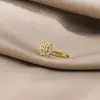 Joias de e-commerce transfronteiriço da Amazon: popular na Europa e na América, clipe de nariz em forma de U sem perfuração com zircônia cúbica microcravejada, piercing de nariz em formato de coração com coroa