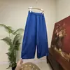 Calça Jacquard Casual Retro Estilo Chinês Zhi Li, novo modelo outono 2026, luxo leve, calça elegante e confortável