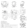 Conector para auriculares de doble columna PJ-242 de 2.5 mm conector de audio 3+3 orificio para auriculares PJ242 parche de seis pines