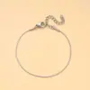 Pulsera de Acero Inoxidable para Mujer Venta Caliente Transfronteriza No se Desvanece Versátil Pulsera Lisa Joyería Borla para Viajes Diarios Pulsera de Acero de Titanio Venta al por Mayor
