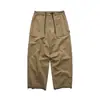 Beijie Moda Masculina 2026 Primavera Novos Calças Retas Lavadas Vintage Marca Tendência Calças de Trabalho Calças Casuais Largas Masculinas