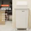 Cubo de basura con ruedas para el hogar Modelo nuevo 2026 con tapa Tamaño grande Gran capacidad Escuela Comercial Catering Oficina Cocina