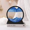 Ornamentos criativos de ampulheta, descompressão líquida, pintura de areia movediça, decorações para mesa de escritório, desktop, sala de estar, mesa de cabeceira, presente de aniversário