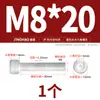 Tornillos de aleación de aluminio color dorado con cabeza hexagonal, Tornillos de cabeza de copa, Sujetadores de cabeza hexagonal, Longitud extendida M5M6M8M10