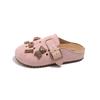 Meias-sapatos Fechadas Perfuradas Estilo Birkenstock para Crianças 2026 Lançamento de Verão Versão Coreana Sandálias Slip-On Respiráveis para Meninos e Meninas