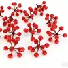 Amazon Fruta Vermelha Artificial Fruta Vermelha 9 Galhos 11 Galhos Festivo de Natal Ano Novo Decoração de Casa Fortuna Fruta de Azevinho
