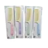 Peine de Moda Peine de Dos Tonos Peine con Cabeza Alisadora Peine de Bloqueo de Color Peine de Dientes Medios Dientes Finos Peine para Cabello Largo de Mujer Peine de Maquillaje
