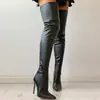 Novedad Otoño/Invierno 2026 Botas de Mujer Elegantes Estilo Europeo y Americano Hasta la Rodilla Tallas Grandes 0-43 Venta al por Mayor desde Fabricante
