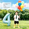 Globos de fuegos artificiales de tira larga de color dopamina para exteriores, accesorios para fotos infantiles, montaje de decoración de cumpleaños para niños y niñas