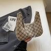 Bolso Vintage Portátil Media Luna Bolso de Hombro Casual Elegante 2024 Verano Nuevo Bolso Bolso de Axila Casual de Moda para Mujer Trendy