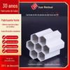 Fabricante Direto de Tubo Flor de Ameixa de PVC Venda Direta Tubo Colmeia de Sete Furos Tubo para Passagem de Fios Multi-Furos Proteção de Cabo de Comunicação Revestimento de Energia
