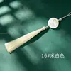 Novo produto: "Flores em Flor, Lua em Flor Cheia" pingente de borla de coelho de jade, acessório de estilo chinês tradicional, pingente para roupas chinesas, decoração de caixa de presente, enfeite para pendurar