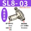 Válvula de Control de Gas Ajustable de Conexión Rápida de Acero Inoxidable 304, Válvula de Control de Velocidad, Válvula Reguladora de Presión, Válvula de Mariposa, Interruptor de Control Sl, Conector Sc, Tubería de Gas de Cobre Puro