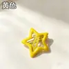 Presilhas de cabelo de estrela de cinco pontas para crianças, presilhas de garra pequenas coloridas, grampos de cabelo de bebê, presilhas de cabelo para franja, presilhas BB de estrela, acessórios de cabelo, acessórios de cabeça
