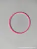 Pulsera brazalete de banda de goma de silicona luminosa de colores anillo de pulsera fina de silicona joyería banda de goma anillo elástico para el cabello