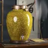 Jarra de Cerámica para Fermentar Vino de Jingdezhen, Botellas de 51025 kg, Petaca de Licor, Recipiente Sellado para Vino para el Hogar, Almacenamiento en Bodega, Modelo Popular