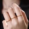 Anillo liso de herencia estilo antiguo anillo liso moda coreana personalidad todo-partido ins temperamento simple