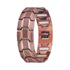 Pulsera Magnética de Cobre Rojo Antiguo Galvanizado con Patrón de Tortuga de Amazon, Pulsera Magnética Desmontable para Hombre, Venta al por Mayor Transfronteriza