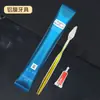 Cepillo de Dientes y Pasta de Dientes Desechables Dos en Uno para Hoteles, Cepillo de Dientes de Cerdas Suaves para Hoteles y Casas de Huéspedes