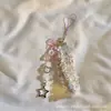 Decoración linda de cadena para teléfono con cuentas de niña, colgante para bolsa de cámara, adorno colgante hecho a mano, lujo ligero de alta gama desde Yiwu