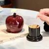 Portapalillos Manzana Pera Contenedor de Palillos Uso en Casa Lujo Ligero Alta Estética Caja de Almacenamiento para Hilo Dental Caja de Hilo Dental Linda Creativa Almacenamiento