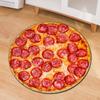 Alfombra redonda para silla de ordenador de galleta de panqueque alfombrilla para silla de oficina alfombrilla de suelo felpudo felpudo entrega directa de fábrica de una pieza 1
