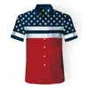 Camisa de Playa Casual Hawaiana de Manga Corta con Estampado 3D para Hombre, Estilo Nuevo, Europeo y Americano, Transfronteriza, Sitio Independiente