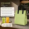Embalagens Sacos de Embalagem Isolantes de Folha de Alumínio Não Tecido Especiais para Bolos de Chá de Leite, Takeaway de Catering e Impressão de Logotipo da Loja