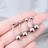 Atacado do Fabricante Popular Transfronteiriço Simples Básico Anel de Umbigo Aço Inoxidável Unha de Umbigo Joia de Piercing Botão de Umbigo