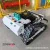 Fabricante ZY550 Kirin 500 desbrozadora oruga controlada a distancia, cortadora de pendientes pronunciadas todo terreno, se puede equipar con una pala de nieve