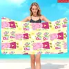 Toalla de Playa Serie Cerdo Peppa Linda Transfronteriza Microfibra Toalla de Baño Estampada Toalla para Fiesta en la Playa al Aire Libre de Verano