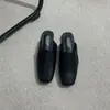 Zapatillas cerradas casuales de estilo minimalista coreano CSYCOCO para mujer, zapatos planos tipo mula versátiles de estilo "old money" para mujer