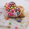 ABS Pérola de Imitação Cor AB Contas Redondas Contas Soltas DIY Brincos Feitos à Mão Colar Pulseira Acessórios de Joia Material