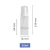 Frasco de Mousse de Limpeza Fashion com Bomba, Frasco de Plástico PET com Boca de 30mm, Frasco de Mousse Espumante para Limpeza Facial de 100ml, Personalizável