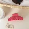 Pinza de Garra de Lunares Estilo Dulce y Fresco Clip de Moño para la Parte Trasera de la Cabeza Temperamento Retro Pinza para Cola de Caballo Estilo Coreano Pinza de Tiburón Simple y a la Moda
